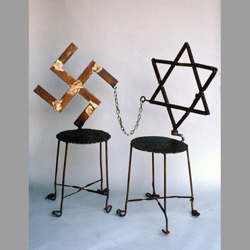 “The Memory (Swastika and Jewish Star)” Chairs (Set of 2)